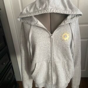 Spiritual Gangster Gray and Cream Hoodie